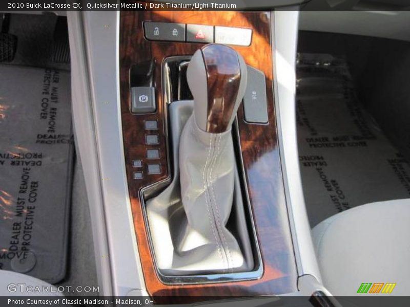 Quicksilver Metallic / Dark Titanium/Light Titanium 2010 Buick LaCrosse CX