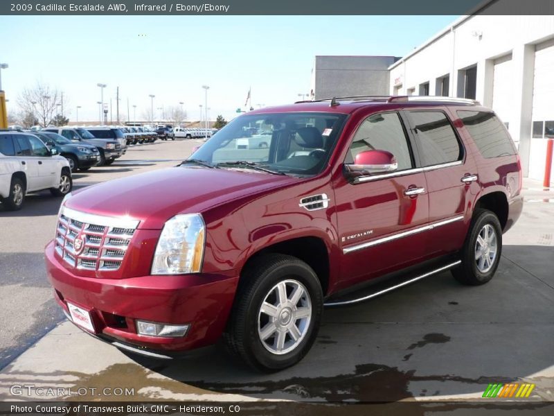 Infrared / Ebony/Ebony 2009 Cadillac Escalade AWD