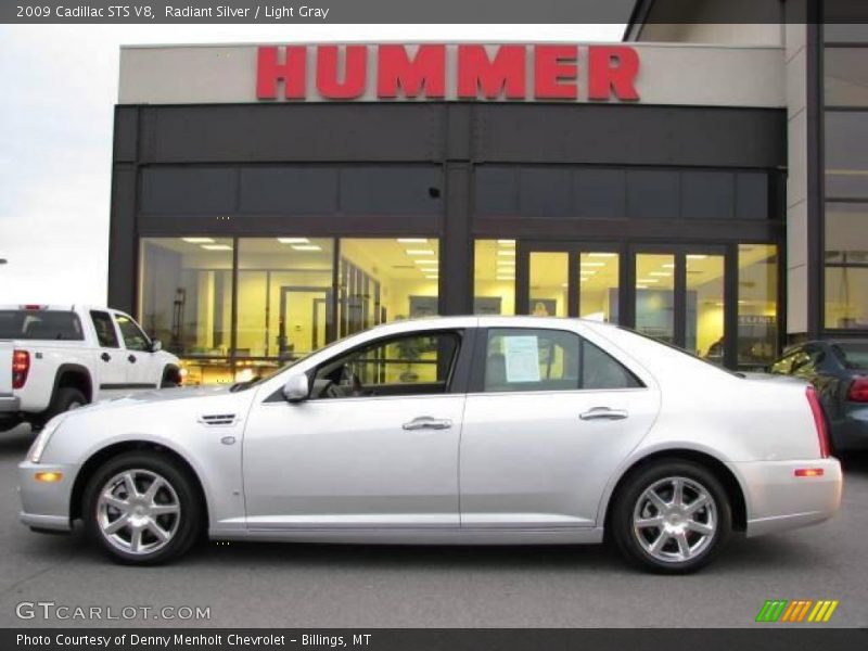 Radiant Silver / Light Gray 2009 Cadillac STS V8