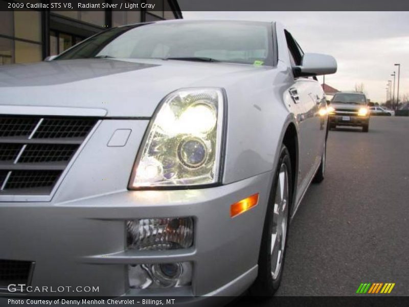 Radiant Silver / Light Gray 2009 Cadillac STS V8