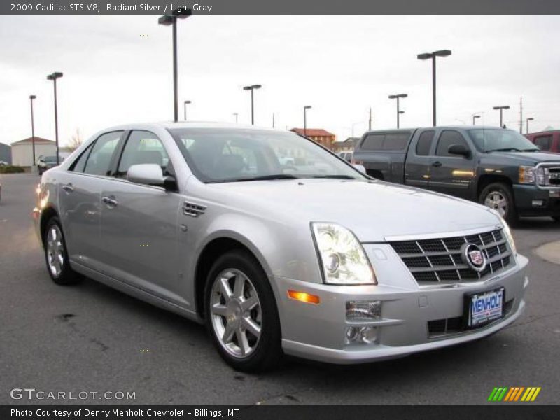 Radiant Silver / Light Gray 2009 Cadillac STS V8
