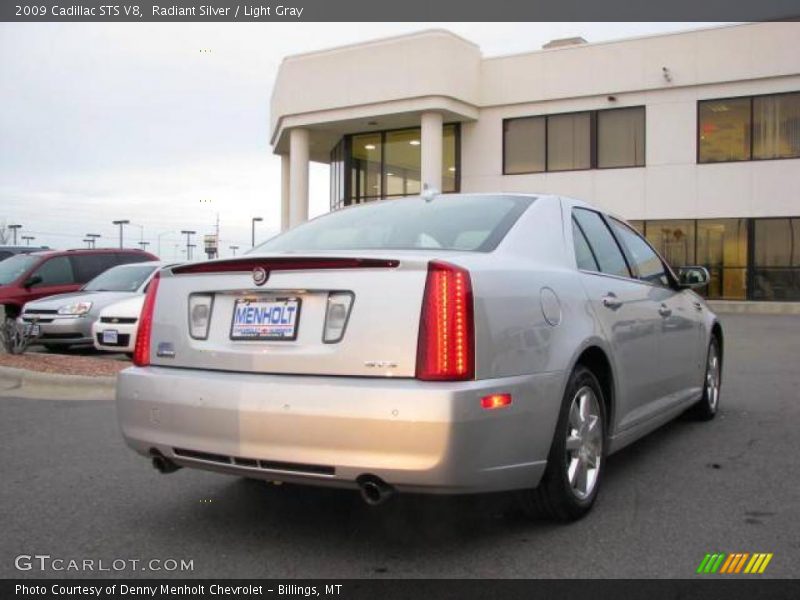 Radiant Silver / Light Gray 2009 Cadillac STS V8
