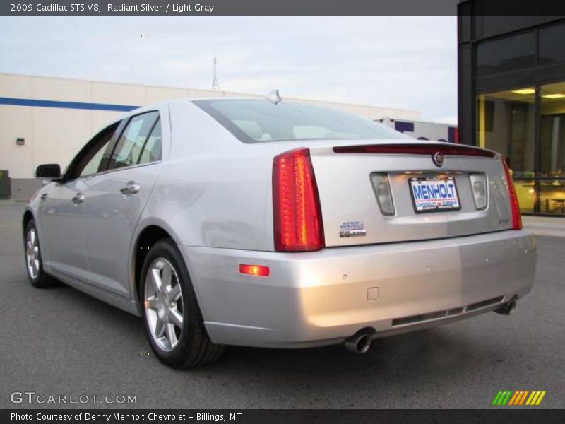 Radiant Silver / Light Gray 2009 Cadillac STS V8