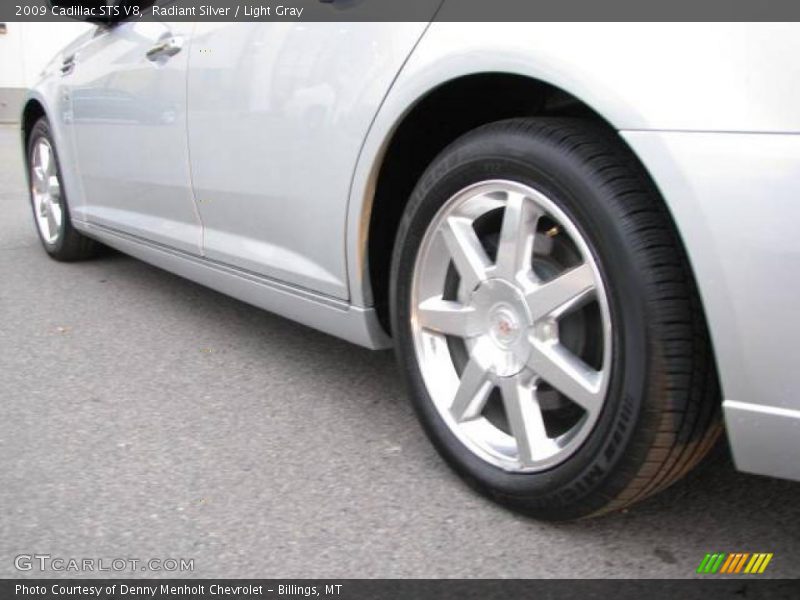 Radiant Silver / Light Gray 2009 Cadillac STS V8