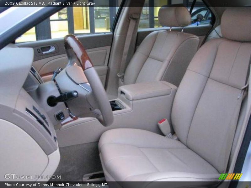 Radiant Silver / Light Gray 2009 Cadillac STS V8