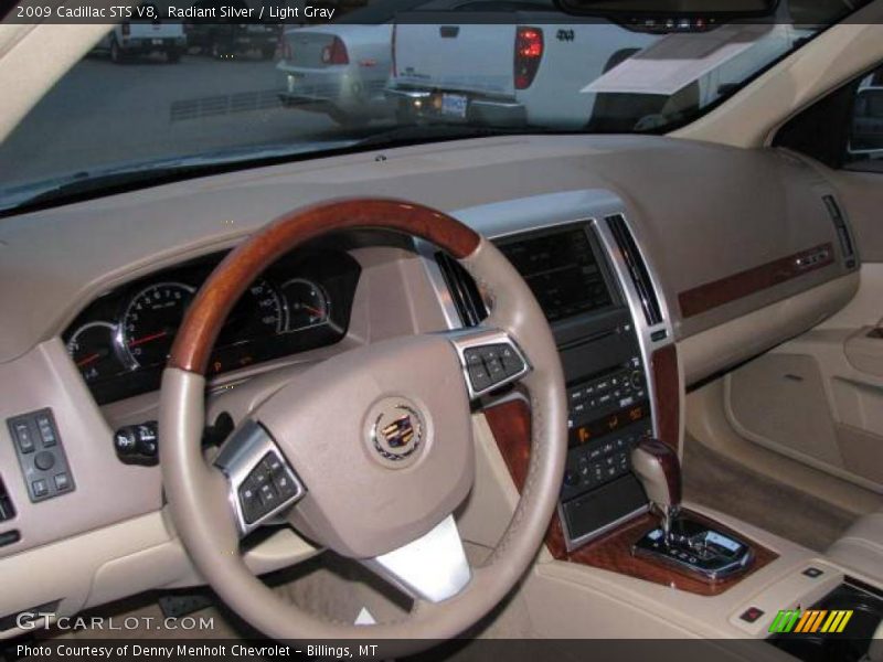 Radiant Silver / Light Gray 2009 Cadillac STS V8