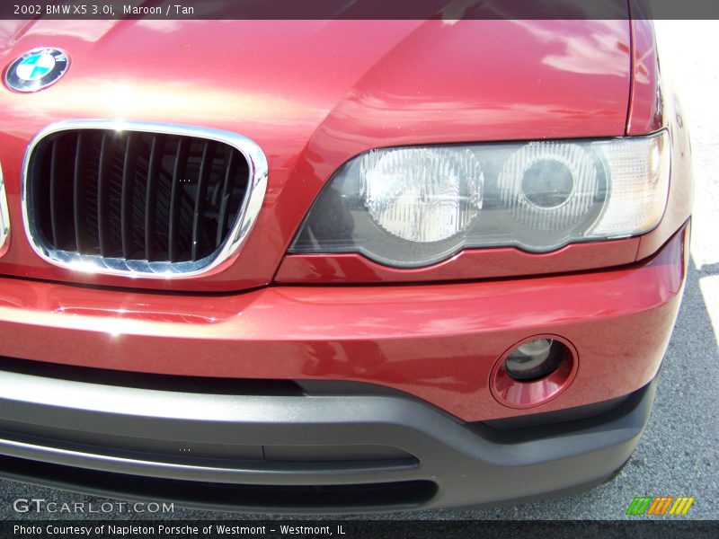 Maroon / Tan 2002 BMW X5 3.0i