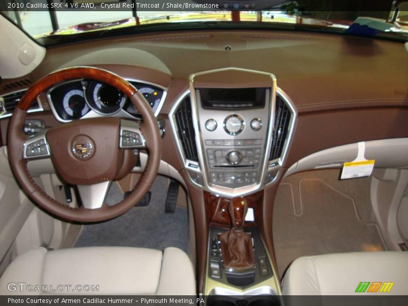 Crystal Red Tintcoat / Shale/Brownstone 2010 Cadillac SRX 4 V6 AWD