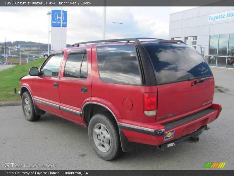 Bright Red / Ebony 1995 Chevrolet Blazer LT 4x4
