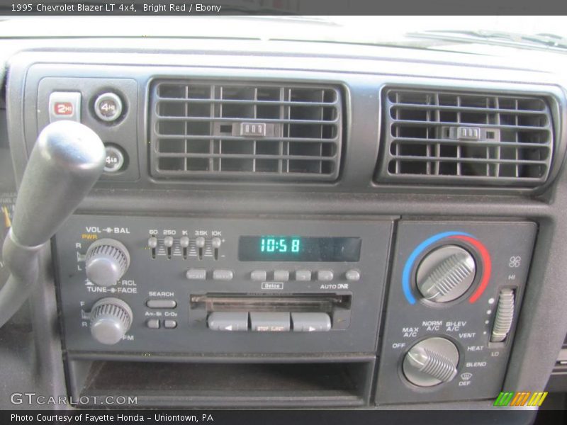 Bright Red / Ebony 1995 Chevrolet Blazer LT 4x4