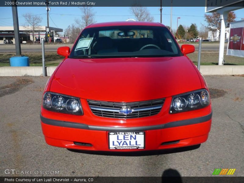 Torch Red / Medium Gray 2000 Chevrolet Impala