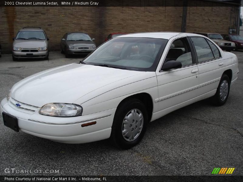 White / Medium Gray 2001 Chevrolet Lumina Sedan