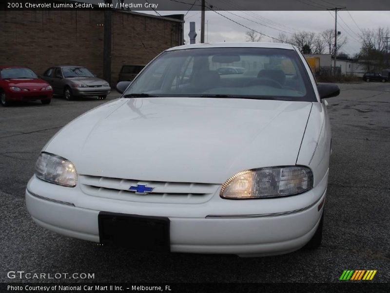 White / Medium Gray 2001 Chevrolet Lumina Sedan