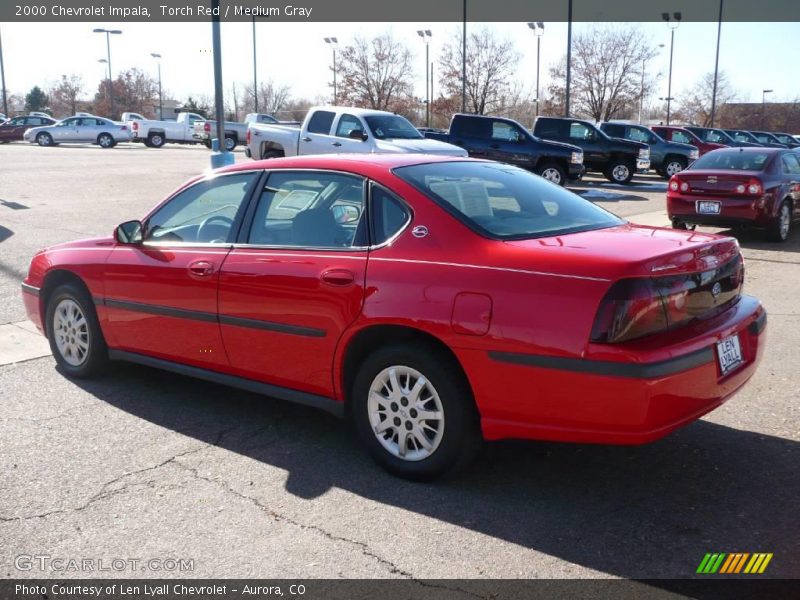Torch Red / Medium Gray 2000 Chevrolet Impala