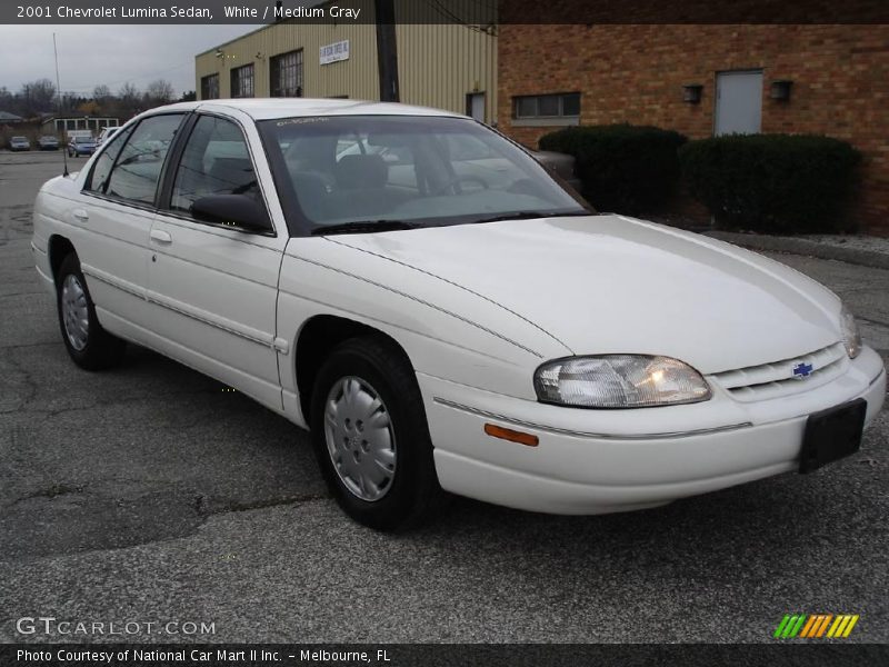 White / Medium Gray 2001 Chevrolet Lumina Sedan