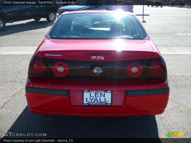 Torch Red / Medium Gray 2000 Chevrolet Impala
