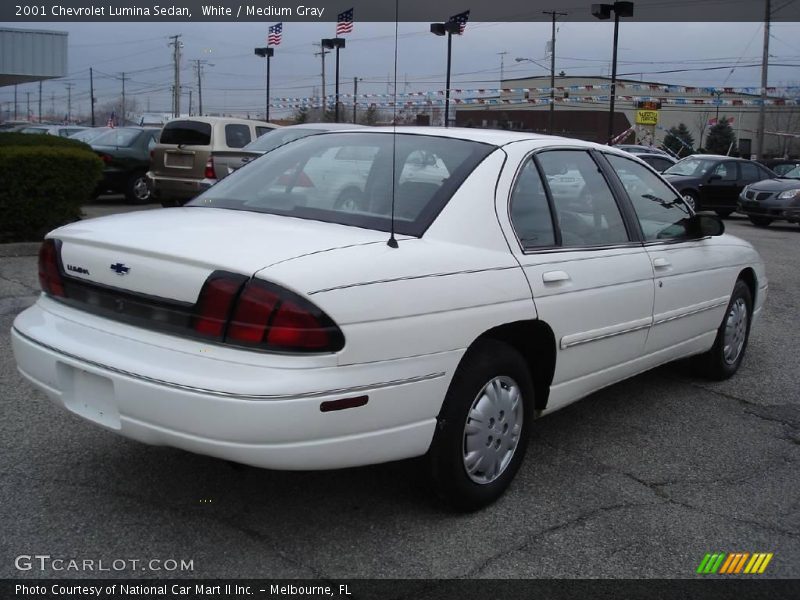 White / Medium Gray 2001 Chevrolet Lumina Sedan