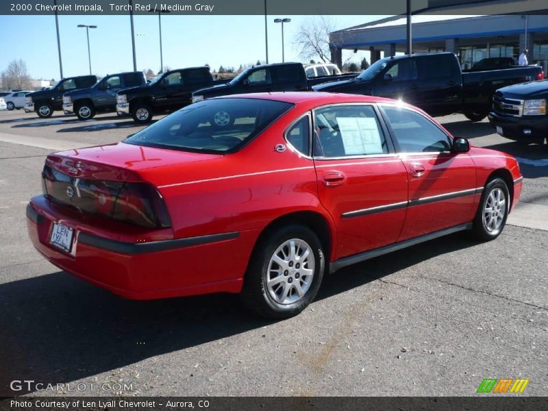 Torch Red / Medium Gray 2000 Chevrolet Impala