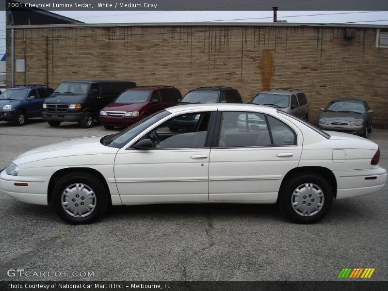 White / Medium Gray 2001 Chevrolet Lumina Sedan