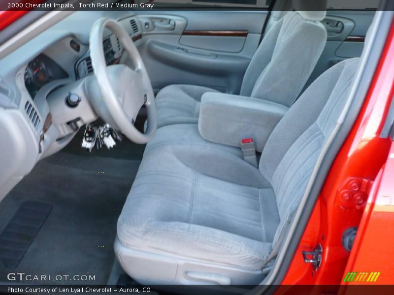 Torch Red / Medium Gray 2000 Chevrolet Impala