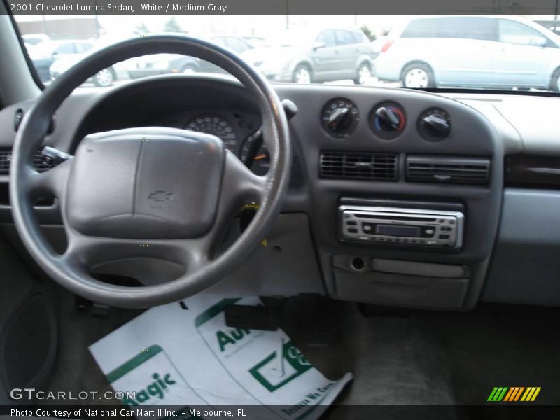 White / Medium Gray 2001 Chevrolet Lumina Sedan