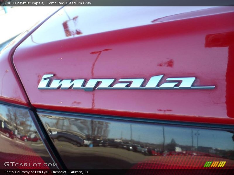 Torch Red / Medium Gray 2000 Chevrolet Impala