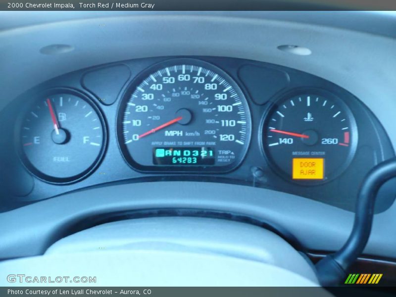 Torch Red / Medium Gray 2000 Chevrolet Impala