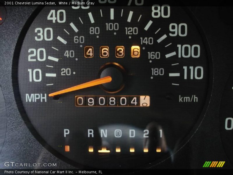 White / Medium Gray 2001 Chevrolet Lumina Sedan