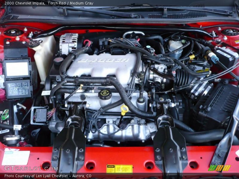 Torch Red / Medium Gray 2000 Chevrolet Impala