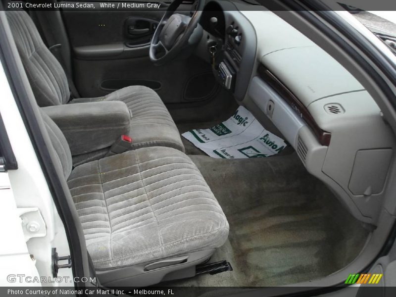 White / Medium Gray 2001 Chevrolet Lumina Sedan