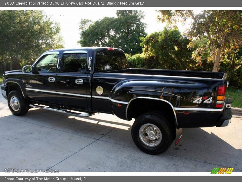 Black / Medium Gray 2003 Chevrolet Silverado 3500 LT Crew Cab 4x4 Dually