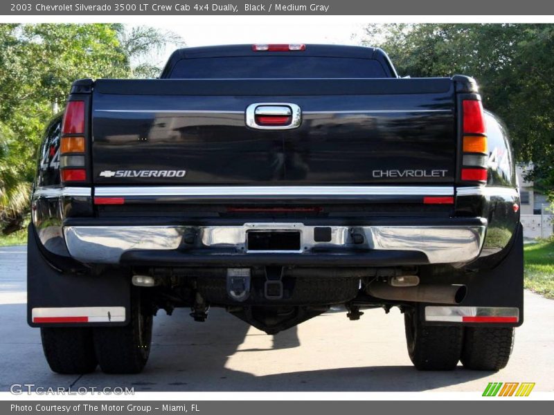 Black / Medium Gray 2003 Chevrolet Silverado 3500 LT Crew Cab 4x4 Dually