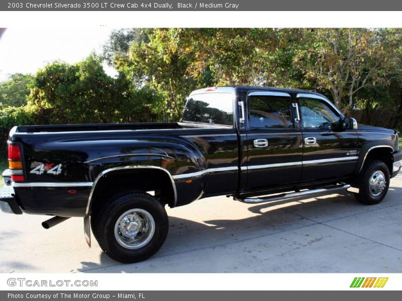 Black / Medium Gray 2003 Chevrolet Silverado 3500 LT Crew Cab 4x4 Dually