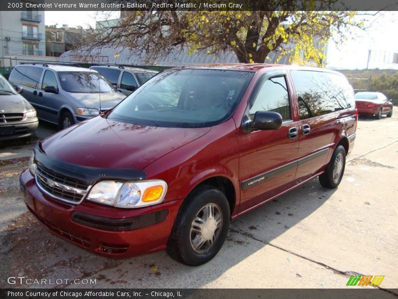 Redfire Metallic / Medium Gray 2003 Chevrolet Venture Warner Brothers Edition