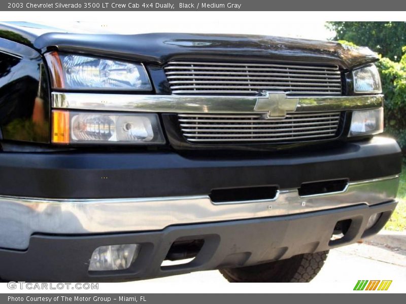Black / Medium Gray 2003 Chevrolet Silverado 3500 LT Crew Cab 4x4 Dually