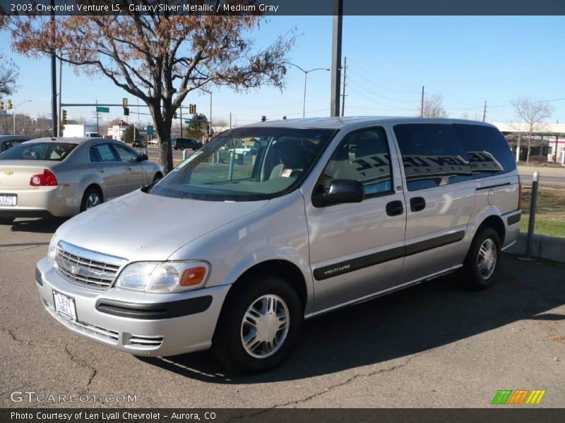 Galaxy Silver Metallic / Medium Gray 2003 Chevrolet Venture LS