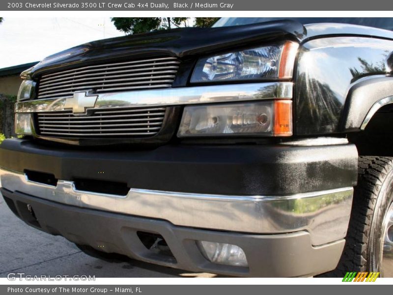 Black / Medium Gray 2003 Chevrolet Silverado 3500 LT Crew Cab 4x4 Dually