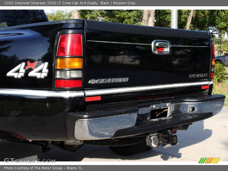 Black / Medium Gray 2003 Chevrolet Silverado 3500 LT Crew Cab 4x4 Dually