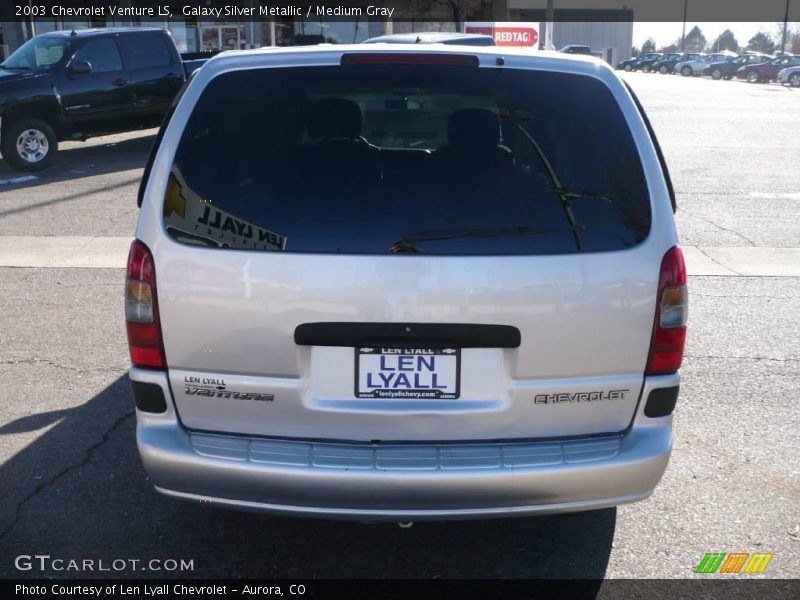 Galaxy Silver Metallic / Medium Gray 2003 Chevrolet Venture LS