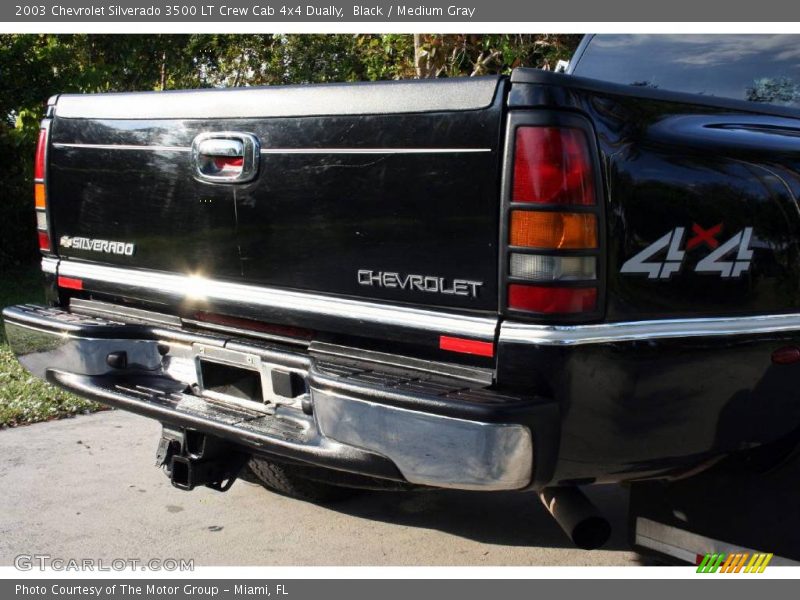 Black / Medium Gray 2003 Chevrolet Silverado 3500 LT Crew Cab 4x4 Dually