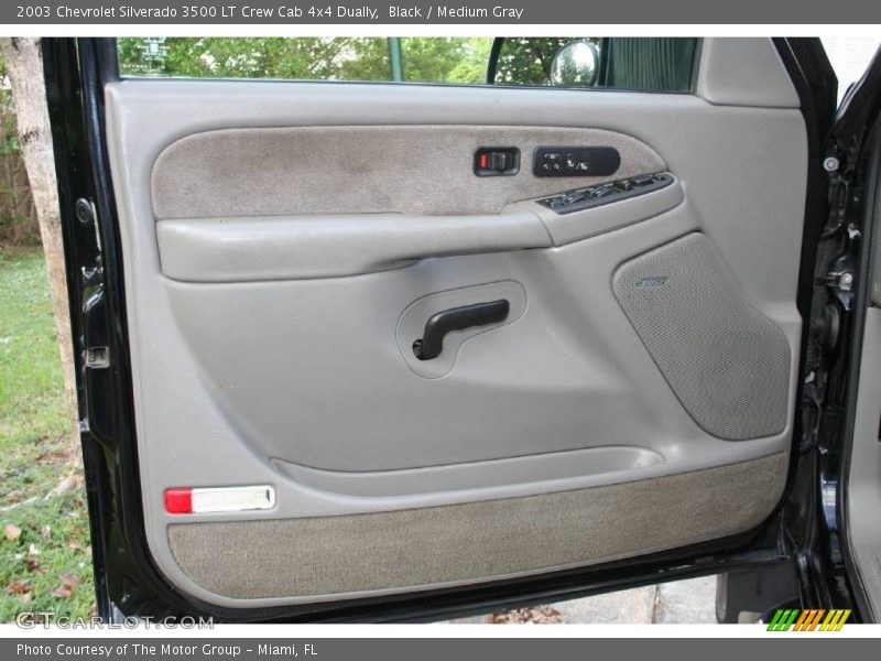 Black / Medium Gray 2003 Chevrolet Silverado 3500 LT Crew Cab 4x4 Dually