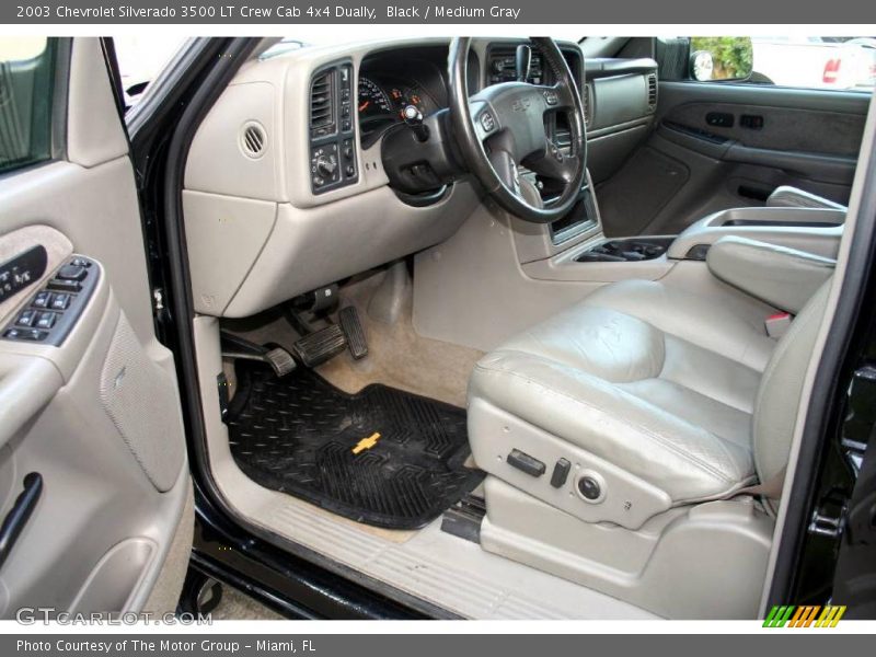Black / Medium Gray 2003 Chevrolet Silverado 3500 LT Crew Cab 4x4 Dually