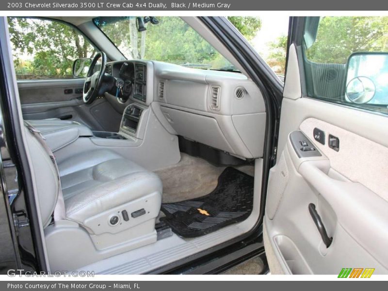 Black / Medium Gray 2003 Chevrolet Silverado 3500 LT Crew Cab 4x4 Dually