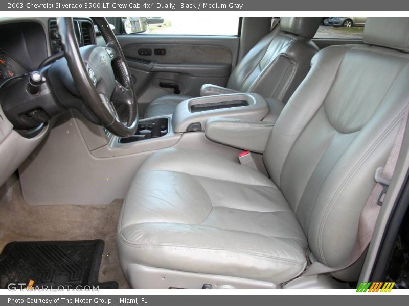 Black / Medium Gray 2003 Chevrolet Silverado 3500 LT Crew Cab 4x4 Dually