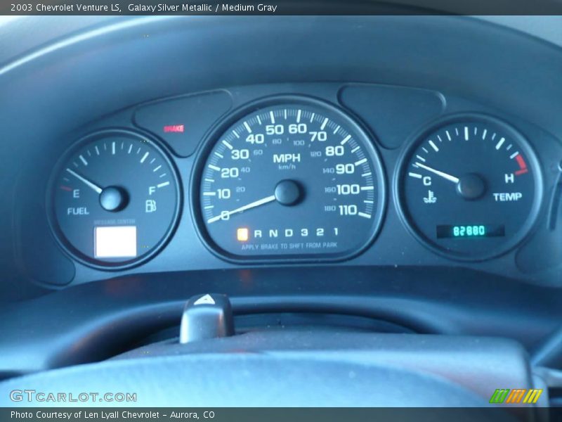 Galaxy Silver Metallic / Medium Gray 2003 Chevrolet Venture LS