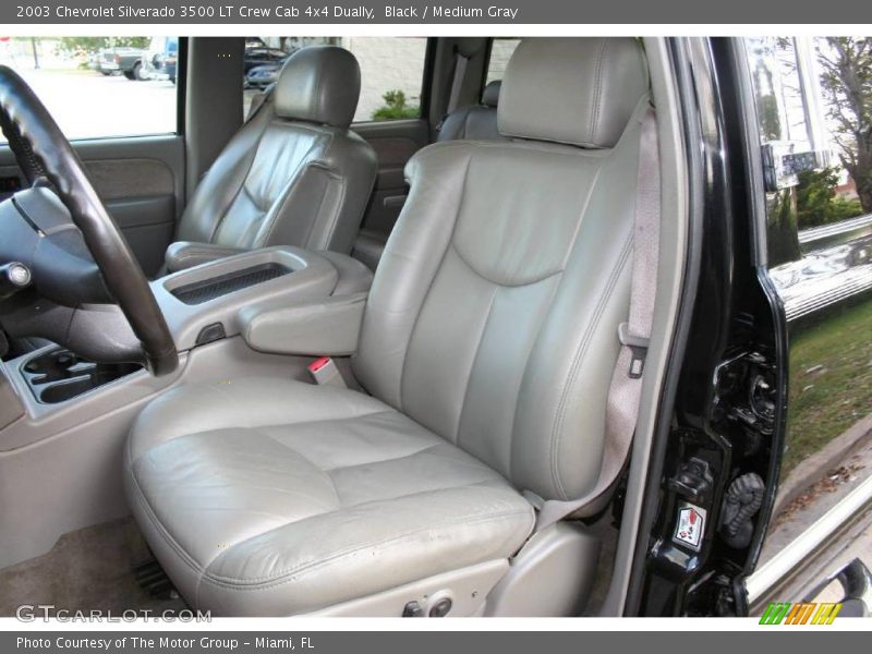 Black / Medium Gray 2003 Chevrolet Silverado 3500 LT Crew Cab 4x4 Dually