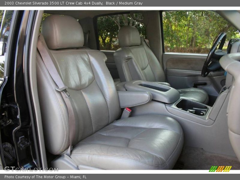 Black / Medium Gray 2003 Chevrolet Silverado 3500 LT Crew Cab 4x4 Dually
