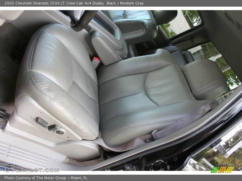 Black / Medium Gray 2003 Chevrolet Silverado 3500 LT Crew Cab 4x4 Dually