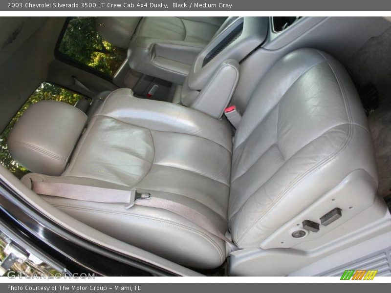Black / Medium Gray 2003 Chevrolet Silverado 3500 LT Crew Cab 4x4 Dually