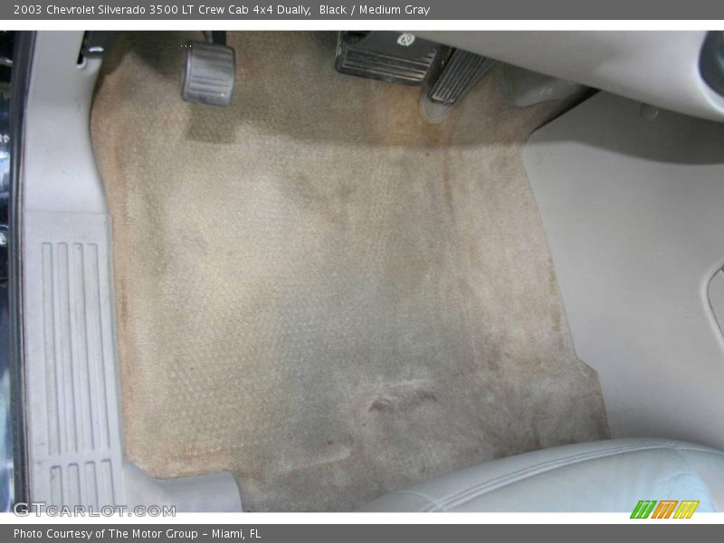 Black / Medium Gray 2003 Chevrolet Silverado 3500 LT Crew Cab 4x4 Dually